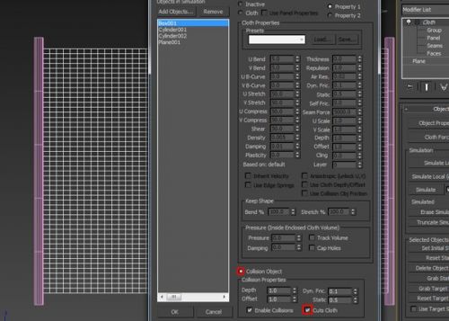 آموزش ساخت کردن پارچه در تری دی مکس